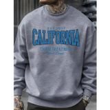 Tarzsokak California Chasing Greatness Desen Erkekler Kazak Hip Hop Sokak Spor Giyim Moda Polar Kazak Y
