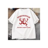 Tarzsokak Discalculic Yani Bana Güvenmeyin T-Shirt Erkekler Komik Discalculia Kurbağa T Shirt Aptal Vin 3080, Beyaz-4326, Xl