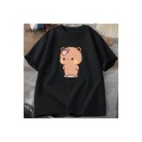Tarzsokak Erkekler T-shirt sevimli karikatür Bubu Dudu Tshirt At Flip-flop atma komik pamuk kısa kollu 2968