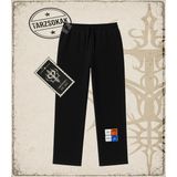 Tarzsokak Gotik & Grunge Streetwear Keycap 4 Unisex Baggy Eşofman Altı - Siyah