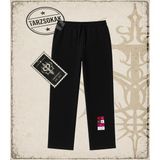 Tarzsokak Gotik & Grunge Streetwear Keycap 5 Unisex Baggy Eşofman Altı - Siyah - XS