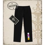 Tarzsokak Gotik & Grunge Streetwear Keycap 6 Unisex Baggy Eşofman Altı - Siyah