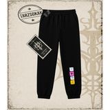 Tarzsokak Gotik & Grunge Streetwear Keycap 6 Unisex Jogger Eşofman Altı - Siyah - 4XL