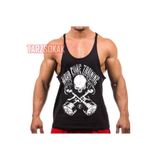 Tarzsokak Gym Tank Top Fitness Sporcu Atleti Gym104, Siyah, S