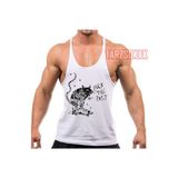 Tarzsokak Gym Tank Top Fitness Sporcu Atleti Gym11, Beyaz, Xl