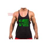 Tarzsokak Gym Tank Top Fitness Sporcu Atleti Gym125, Siyah, L