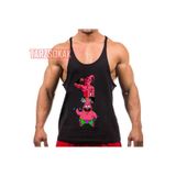 Tarzsokak Gym Tank Top Fitness Sporcu Atleti Gym126, Siyah, M