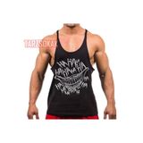 Tarzsokak Gym Tank Top Fitness Sporcu Atleti Gym132, Siyah, S