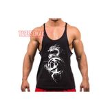 Tarzsokak Gym Tank Top Fitness Sporcu Atleti Gym139, Siyah, Xl