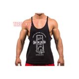 Tarzsokak Gym Tank Top Fitness Sporcu Atleti Gym16, Siyah, Xl