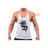 Tarzsokak Gym Tank Top Fitness Sporcu Atleti Gym24, Beyaz, Xl