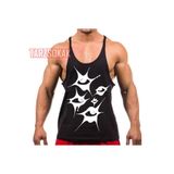 Tarzsokak Gym Tank Top Fitness Sporcu Atleti Gym29, Siyah, L