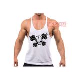 Tarzsokak Gym Tank Top Fitness Sporcu Atleti Gym6, Beyaz, Xl