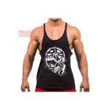 Tarzsokak Gym Tank Top Fitness Sporcu Atleti Gym74, Siyah, S