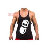 Tarzsokak Gym Tank Top Fitness Sporcu Atleti Gym8, Siyah, S