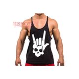 Tarzsokak Gym Tank Top Fitness Sporcu Atleti Gym84, Siyah, Xl