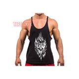 Tarzsokak Gym Tank Top Fitness Sporcu Atleti Gym91, Siyah, Xl