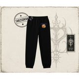 Tarzsokak Kadın Blueberry Pancake Unisex Jogger Eşofman Altı Beyaz - Siyah - 3XL
