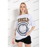 Tarzsokak Kadın Çizgili Figür Kalp Siyah T-Shirt Have A Holiday, Siyah, Xl