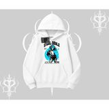 Tarzsokak Kapşonlu Sweatshirt Anime Cyberpunk Kız Baskılı
