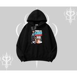 Tarzsokak Kapşonlu Sweatshirt Anime Hiker Girl Balance Is Everything Baskılı