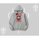 Tarzsokak Kapşonlu Sweatshirt Daruma Kedi Anime Baskılı