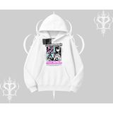 Tarzsokak Kapşonlu Sweatshirt Fearless Soul Anime Kolaj Baskılı