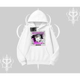 Tarzsokak Kapşonlu Sweatshirt Games Schoolgirl Anime Baskılı