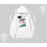 Tarzsokak Kapşonlu Sweatshirt Oversize Anime Kız Desenli Japon Stil