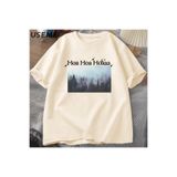 Tarzsokak Komik Desta Hoaaaa T-Shirt Kadın Erkek Unisex Ağır Pamuklu Tee Elbise Kısa Kollu Yuvarlak Tee 2949