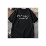 Tarzsokak Komik En Irkçı Adam Canlı Grafik T-Shirt Erkek Kadın Kısa Kollu Pamuk Sıfır Yaka Bluzlar Unis 2870, Siyah-701, S