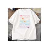 Tarzsokak Many Lands Under One Sun T Shirt Men Women Fashion Short Sleeve Loose Basic T-Shirts Cotton T 2923, Beyaz-1166, Xl