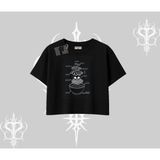 Tarzsokak Oversize Crop Tshirt Noodle Theory Hand Drawn Concept