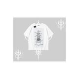 Tarzsokak Oversize Tshirt Noodle Theory Hand Drawn Concept, Beyaz, Xl