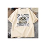Tarzsokak Rage Beni Tüketiyor Kedi T Shirt Komik Kedi Meme Baskılı T-Shirt Vintage Unhinged Aptal Kedi 2911, Bej-2808, 4Xl-5Xl