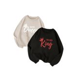 Tarzsokak Renkli Biskilet Yaka Sweatshirt Çift Sevgili Kombinleri Couple Clothing, Renkli-O7, Xl