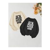 Tarzsokak Renkli Kapşonlu Sweatshirt Çift Sevgili Kombinleri Couple Clothing, Renkli-K44, S