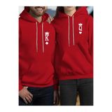 Tarzsokak Renkli Kapşonlu Sweatshirt Çift Sevgili Kombinleri Couple Clothing, Renkli-K48, M