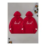 Tarzsokak Renkli Kapşonlu Sweatshirt Çift Sevgili Kombinleri Couple Clothing, Renkli-K81, M
