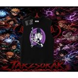 Tarzsokak Sasuke Uchiha Naruto Anime Karakter Oversize Unisex Kolsuz Tişört Beyaz - XL - Siyah