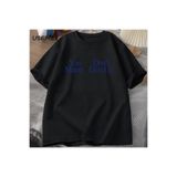 Tarzsokak Sen Önemli Değil T-Shirt Erkek Tasarımcı Giyim Erkekler Grafik Tees Pamuk Şort Kollu T Gömlek 2947, Siyah-1365, Xl