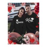 Tarzsokak Siyah Biskilet Yaka Sweatshirt Çift Sevgili Kombinleri Couple Clothing, Siyah-O11, S