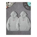 Tarzsokak Siyah Kapşonlu Sweatshirt Çift Sevgili Kombinleri Couple Clothing, Siyah-K106, Xl
