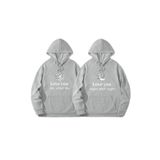 Tarzsokak Siyah Kapşonlu Sweatshirt Çift Sevgili Kombinleri Couple Clothing, Siyah-K75, L