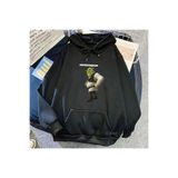 Tarzsokak Siyah Unisex Shrekk Aşk Shrekk1 Hayat Popüler Komik Baskı Sevimlikawaii Anime Hoodie Sonbaha, Siyah-939, S