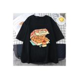 Tarzsokak Siyah Yavru Nuggets Mutlu Kawaii/Sevimli High Street Leri Lu, Siyah-75, L