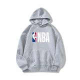 Tarzsokak Unisex Erkek/Kadın Basket Renkli Özel Baskılı Oversize Kapüşonlu Sweatshirt Gri, Gri, L