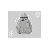Tarzsokak Unisex Erkek/Kadın Özel Renkli Özel Baskılı Oversize Kapüşonlu Sweatshirt Gri, Gri, M
