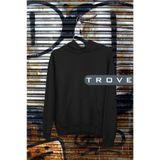 Tarzsokak Unısex Kadın Erkek Basic Düz Kapüşonlu Hoodie Pamuk Sweatshirt Siyah, Siyah, L