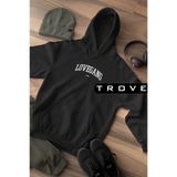 Tarzsokak Unısex Kadın Erkek Lovegang Aşk Çetesi Sevgili Hediye Siyah Hoodie% 100 Pamuk Tasarım Sweatshirt, Siyah, L